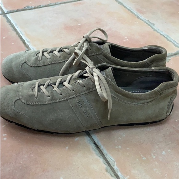 Prada suede shoes in taupe - very good condition - Picture 5 of 11